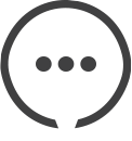 ellipses circular white icon with black text